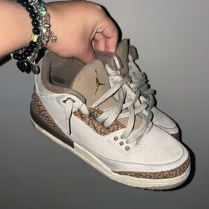 Jordan Women's Sneakers - Cream and Brown